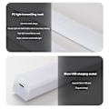 Miniatyrbild 11 av 11: Rörelsesensorljus Trådlös LED Nattlampa USB Laddningsbar Nig warm white 20cm