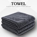 Miniatyrbild 7 av 11: Magicwipe XXL Torkduk för Badrum 40x60cm, Magicwipe Torkduk, för Dusch- dark grayB 3pcs