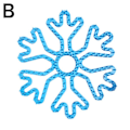 Miniatyrbild 7 av 11: Silikoninlägg för hjälm, universell cykelhjälm, inläggspad, storlek M Blue 1pc