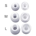 Miniatyrbild 6 av 11: 1 par hörlurskuddar Mjuka silikon Ersättningsöronproppar för AirPods ьф а △} whiteB medium size