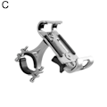 Miniatyrbild 1 av 11: 360° Aluminium Motorcykel/Cykel GPS Mobiltelefonhållare Hand  silver onesize
