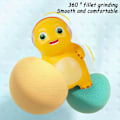 Miniatyrbild 4 av 11: Cartoon Stress Relief Dinosaur Toy Funny Elastic Peach Squeeze D yellowA one-size