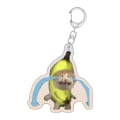 Miniatyrbild 9 av 11: Happy Banana Cat Mobiltelefonkedja Studentpresent El Gato Meme Fu D 1PC