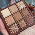 Miniatyrbild 8 av 11: Niofärgad Chokladögonskugga Matt Svårt Att Ta Bort Makeup Ve