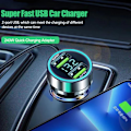 Miniatyrbild 2 av 11: Snabb billaddare 2 USB-portar Universal Socket Adapter }ε пι я~ Silver 240w one size