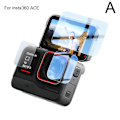 Miniatyrbild 4 av 11: För Insta360 Ace Pro Skärmskydd Härdat Glas Film Tillbehör Lot T0 transprentA For insta360 ACE
