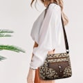 Miniatyrbild 7 av 11: Dam Crossbody Väska Liten Brun Mjukt Läder BrownA One size