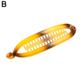 Miniatyrbild 1 av 11: Banan hårklämma Korn Twist Kam Clamp Grip Slide Fisk Banan brown One-size