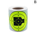 Miniatyrbild 10 av 11: 200x Splatter Targets Shooting Reactive Target Sticker Självhäftande E 200pcs-7.6cm/3inch