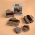 Miniatyrbild 9 av 11: Puderpuff Choklad Puderpuff Kudde Flockig Löspuder double-sided non latex puff 1pc