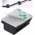 Miniatyrbild 8 av 11: 100ST självhäftande bil fast klämma GPS-datakabel ljussladd Or black0 one-size 50pcs
