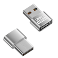 Miniatyrbild 10 av 11: USB-C Type C Hane till USB 3.0 Type A Hona OTG Adapterkabel 2024 Konverterare T4I6 Black typec