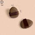 Miniatyrbild 10 av 11: Puderpuff Choklad Puderpuff Kudde Flockig Löspuder double-sided non latex puff 1pc