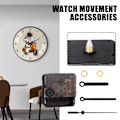 Miniatyrbild 7 av 11: Quartz Klocka Urverk Mekanism Visare Väggreparation Verktyg Delar Tyst DIY Kit~