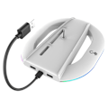 Miniatyrbild 7 av 11: För Ps5 Pro/Slim Konsol Halkfri Bas Fäste Hållare Gaming Ac white Colorful Model