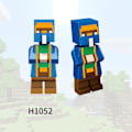 Miniatyrbild 9 av 11: Barn Byggklossar Mini Leksak Stad Minifigurer Block Minecraft Nano C2t4 H1055 1pcs