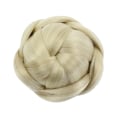 Miniatyrbild 6 av 11: Flätad håruppsättning för bröllop, clip-in chignon, retro hår 2009# 12cm