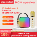Miniatyrbillede 5 af 5: Mini Karaoke-maskine til voksne, bærbar Bluetooth-karaokehøjttaler med 2 trådløse mikrofoner, 14 lystilstande, gaver til legetøj til børn over 8 år