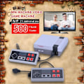 Miniatyrbilde 5 av 5: Rabattert TV-spillkonsoll 8-bit innebygd 500 klassiske retrospill barnas leker gave sommer salg