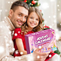 Miniatyrbild 5 av 5: Adventskalender 2024 med Kattunge, Nedräkningskalender Julgåva för Flickor Barn Vuxna Söt Cartoon Party Favors Ornament Julsemester Dekoration Pink02