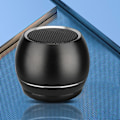 Miniatyrbild 1 av 5: Liten Bluetooth högtalare, Bärbara Bluetooth högtalare, Trådlös högtalare med kraftfull basljud Stereoparning（svart）