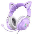 Pikkukuva 1 / 5: X11 Lovely Ear Gaming -kuulokkeet, joissa mikrofoni ja melua vaimentavat kuulokkeet