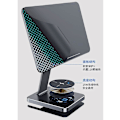 Miniatyrbilde 3 av 5: Magnetisk fjærende nettbrettholder for Ipad/ipadpro, gjør Ipaden din til Imac10.9/12.9 tommers nettbrett 12.9 inches dedicated Wireless charging version