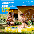 Miniatyrbilde 2 av 5: 3-i-1 Sprutmatte, Sprinkler for Kids Pool for Learning – Sprinkler Pool, 67’’ Utendørs Vannleker – “fra A til Å” Utendørs Lekematte