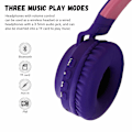 Pikkukuva 2 / 5: Bluetooth 5.0 Cat Ear -kuulokkeet taitettavat korvalla kiinnitettävät langattomat stereokuulokkeet (violetti) purple