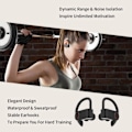Pikkukuva 5 / 5: True Wireless Earbuds Bluetooth 5.0 -kuulokkeet, Sport In-Ear TWS stereominikuulokkeet mikrofonilla HiFi Bass IPX7 vedenpitävä, One Step Instant Pair