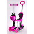 Miniatyrbillede 2 af 5: Ladybug Scooter Med Fodstøttepedal Kick Scooter Med Sikkert Håndtag (roserød)