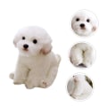 Miniatyrbild 3 av 5: Realistisk plysch maltesisk hund, gosedjur valp hundleksaker stora Christmas Gifts