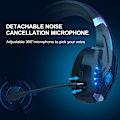 Pikkukuva 3 / 5: Langattomat Bluetooth kuulokkeet mikrofonilla, ps4-pelikuulokkeet PC:lle, Xbox Onelle, Ps5:lle