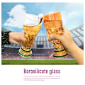 Miniatyrbilde 3 av 4: VM-Ølkopp Kreativ 450ml Ølkopp 15.2oz Borosilikatglass Beger Egnet for Fotballfest Bar