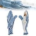 Pikkukuva 4 / 4: Shark Blanket, Shark Wearable Peitto aikuisille, Shark Blanket -huppari (Huomautuskoko)