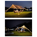 Miniatyrbild 3 av 5: LED stjärnlyktor 6 meter 40 lampor, festival, jul, fest, dekorativa lampor batteridriven