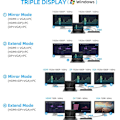 Miniatyrbillede 3 af 4: Laptop Docking Station til MacBook M1 og Windows, 12 i 1 Tri-Display USB C Hub
