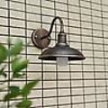 Miniatyrbillede 2 af 5: 2x Led svanehals stald lys udendørs væglampe veranda stuehus armatur Havelys