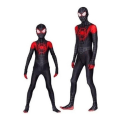 Miniatyrbilde 1 av 6: Spiderman Costume Miles Morales Cosplay Voksne Halloween 110