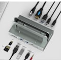 Miniatyrbild 4 av 6: 11 i 1 dockningsstation RJ45 nätverksport typ C USB 3.0 HUB Adapter HDTV dockning