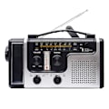 Miniatyrbillede 5 af 5: Emergency Solar Håndsving Dynamo AM/FM vejrradio, lommelygte, læse LED lys, termometer, mobiltelefon oplader m/USB adapter