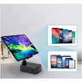Miniatyrbilde 4 av 4: Mobiltelefonstativ med trådløs Bluetooth-høyttaler og sklisikker base for iPhone
