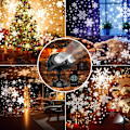Miniatyrbild 5 av 5: JULKLAPPS-Snöflingsprojektor för Utomhus, 180° Rotation, Bästa Julprojektor för Utomhusgård och Hus
