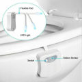 Miniatyrbillede 3 af 5: 3 STK LED RGB Toiletskål Natlys Bevægelsessensor Fleksibel Badeværelsessæde Pottelampe 8 colors