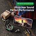 Pikkukuva 3 / 4: Tws bluetooth 5.0 kuulokkeet vedenpitävät langattomat kuulokkeet pelaamiseen 3d stereo surround kuulokkeet mikrofonilla