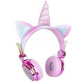Pikkukuva 1 / 5: Päässä söpöt Cartoon Unicorn langattomat Bluetooth kuulokkeet