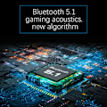 Pikkukuva 2 / 5: 2,4 GHz/ Bluetooth -kaksimoodi langattomat pelikuulokkeet erittäin alhaisen latenssin kohinanvaimennus e-urheilukuulokkeet sopivat PC:lle