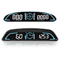 Miniatyrbillede 1 af 3: Digital GPS-speedometer Bil Heads Up-skærm med hastighed Træt kørselsadvarsel Overhastighedsalarm