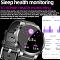 Miniatyrbillede 4 af 9: Sports- og fitness-smart-ur, EKG-smart-ur, med blodtryk, blodilt, puls, kropstemperaturdetektionsfunktioner