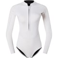 Miniatyrbilde 1 av 5: One Piece Dykkerdrakt Kvinner Langarmet Badedrakt med Front Glidelås Triangle Badedrakt, UV UPF 50+ Damer Bodysuits L